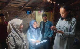 Proses Pengawasan Coktas di rumah warga 