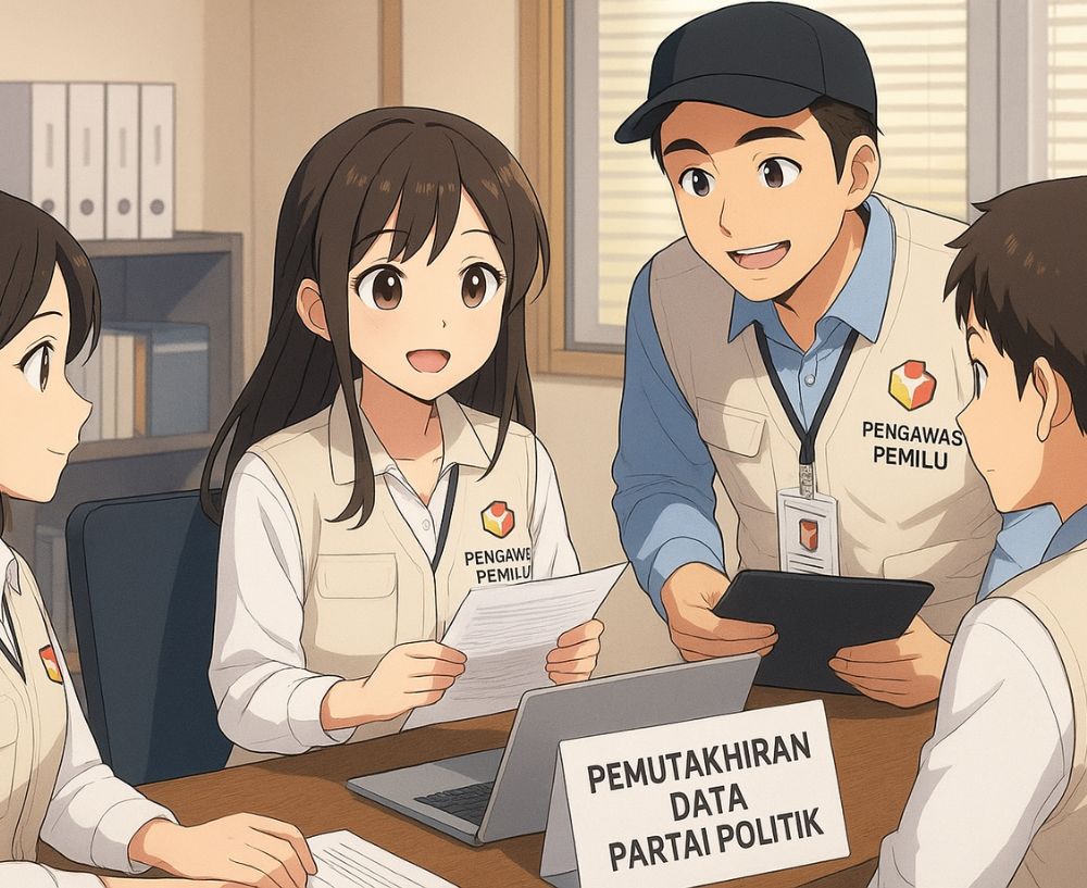 Pengawasan Pemutakhiran Data Partai Politik di Kabupaten Cirebon