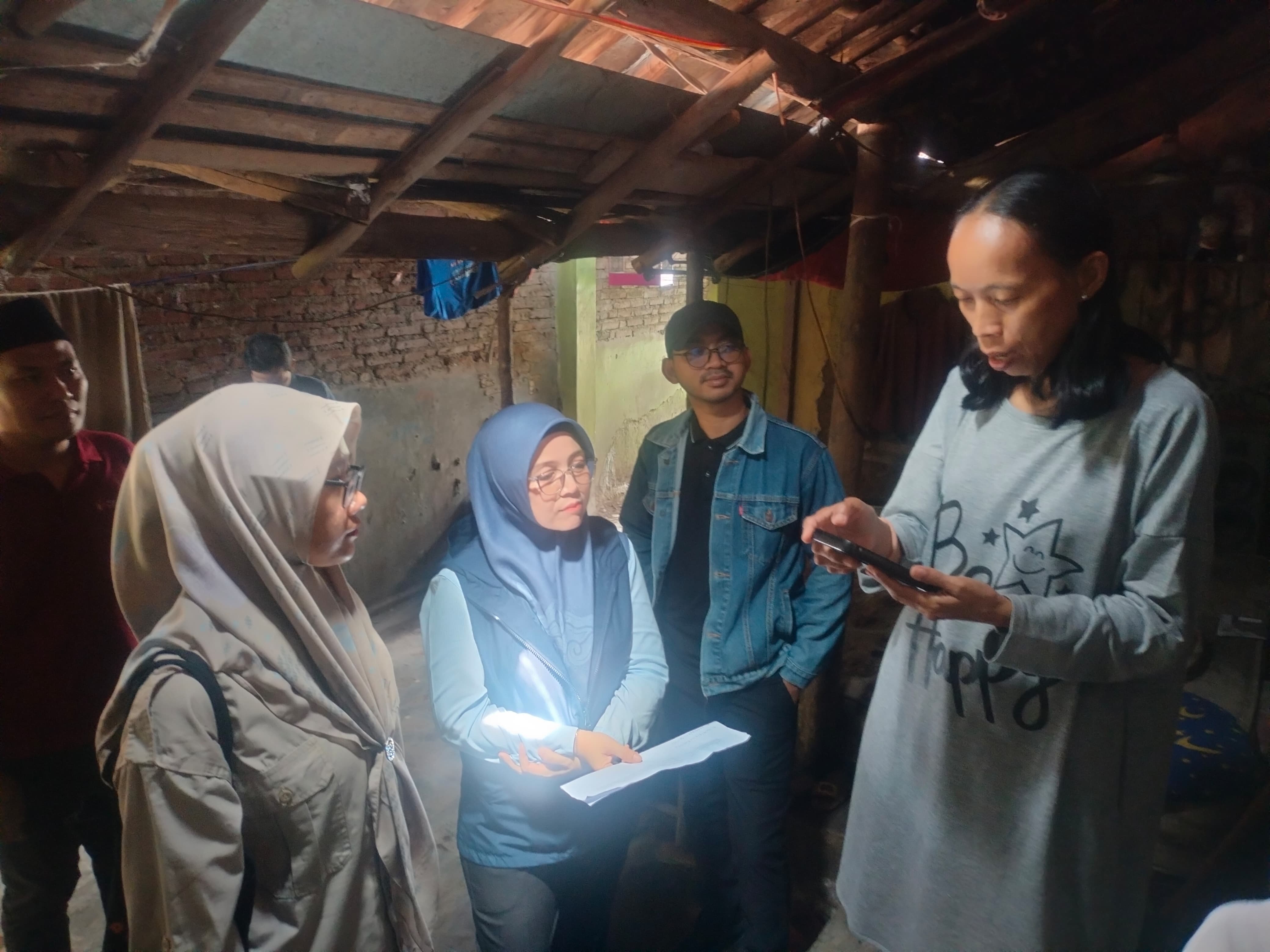 Proses Pengawasan Coktas di rumah warga 