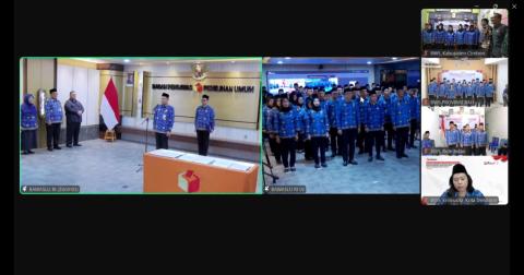 Pelantikan ASN PPPK Secara Virtual