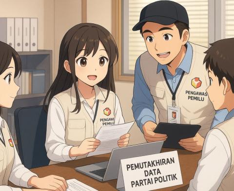 Pengawasan Pemutakhiran Data Partai Politik di Kabupaten Cirebon