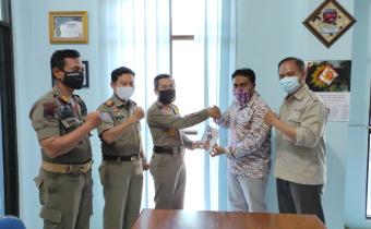 Koordinasi Lintas Sektoral antara Bawaslu Kabupaten Cirebon dengan Satuan Polisi Pamong Praja Kabupaten Cirebon