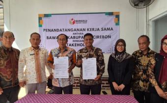 Dokumentasi Penandatanganan Kerjasama Bawaslu dan KCD
